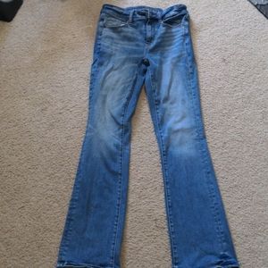 AE next level stretch hi-rise skinny kick jeans